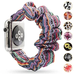 Scrunchie Elastic Band for Apple Watch Ultra 49mm 38 40mm 42mm 44mm strap Bracelet iwatch wrist series 9 8 7 6 5 4 3 45mm 41 mm