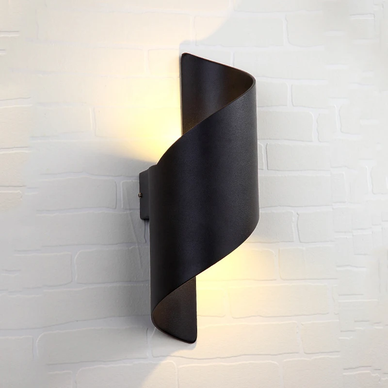 EE Moderne LED-Wandleuchte, wasserdicht, IP65, Up Down, 10 W, Außenbeleuchtung, Zuhause, Hotel, Geschäft, Korridor, Veranda, Wandleuchte, AC 220 V, 110 V 3