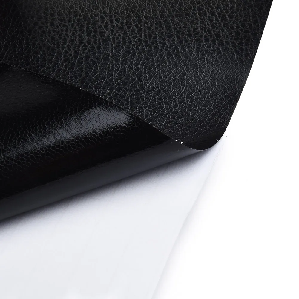 Leather Textured Vinyl Wrap Sticker, 12 x 40 Car Interior Decoration, Fashionable Design, Waterproof and Easily Removable