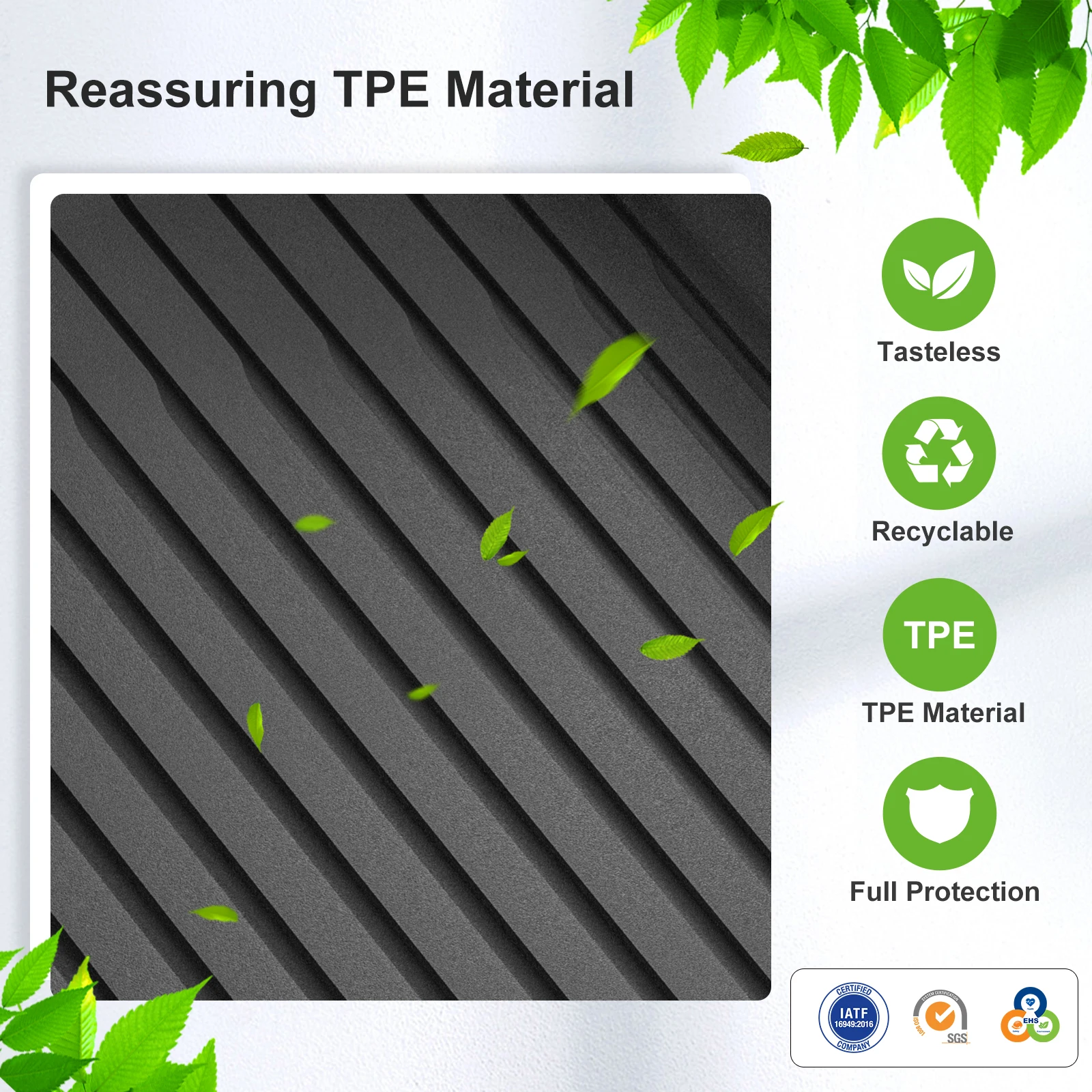 LUCKEASY for Tesla Model Y Juniper/Launch 2025 Car Floor Mats Protective Pad Car Accessories Waterproof Cargo Liner Trunk Mat