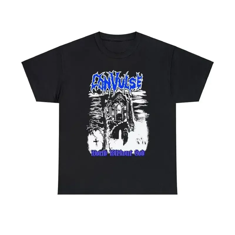 Camiseta Convulse World Without God Vintage Death Metal Demigod Gorement Autopsy