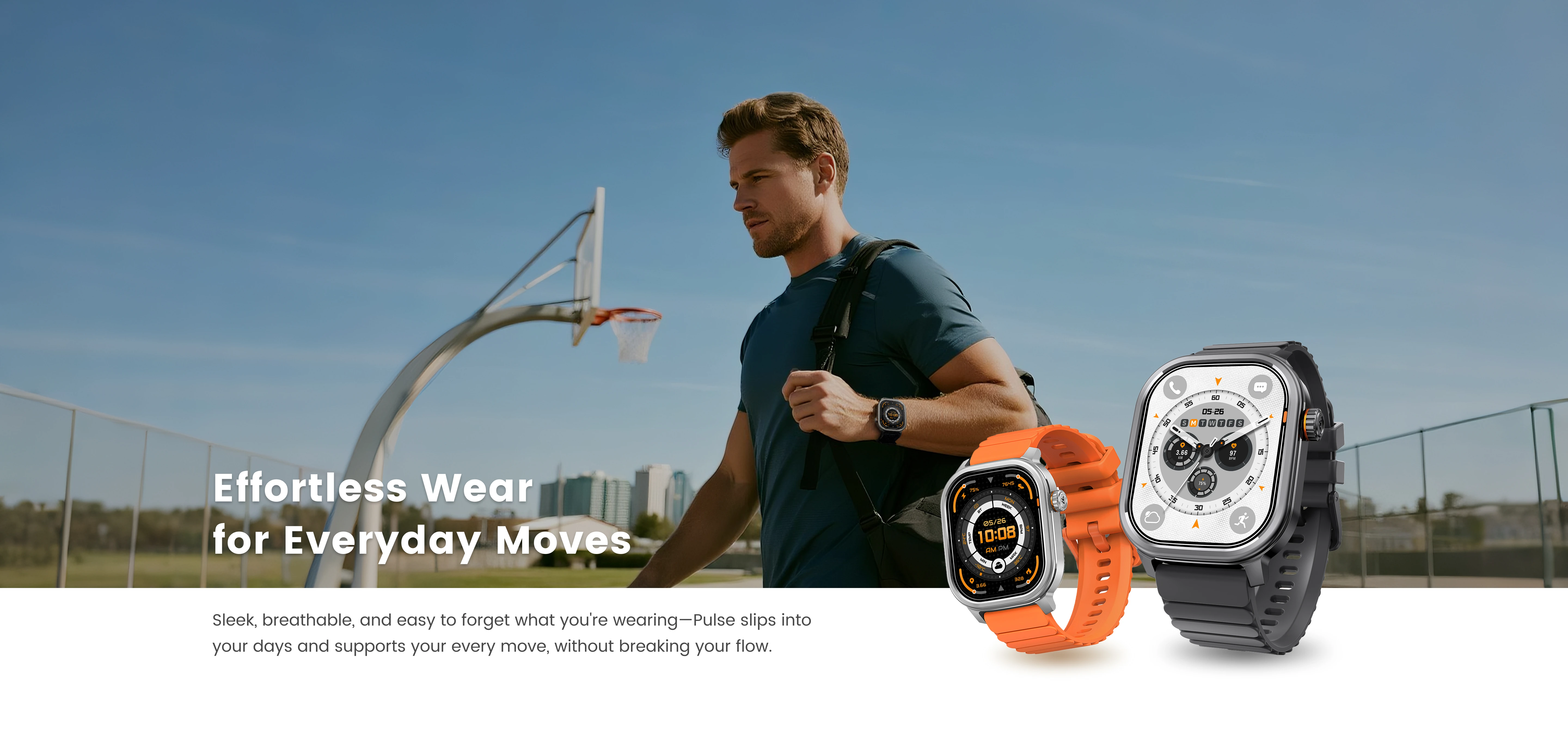 2025 KOSPET PULSE Herren- und Damen-Smartwatch, IP68, wasserdicht, BT-Anruf, 180 Freestyle-Trainingsmodi, genaue Gesundheits-Fitnessüberwachung – Detail 1