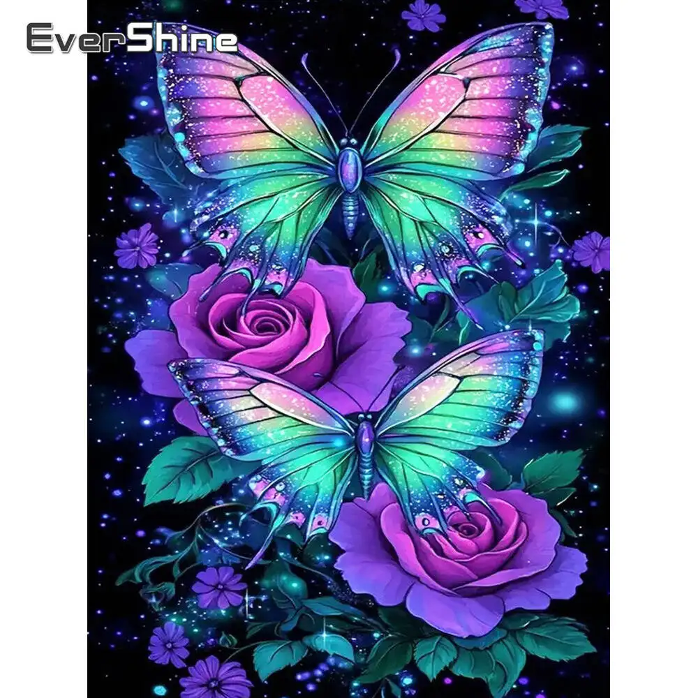 Disney Diamantgemälde, Blume, Rose, Diamantmosaik, 2024, neue Serie, Cartoon-Strassbilder, Geschenk