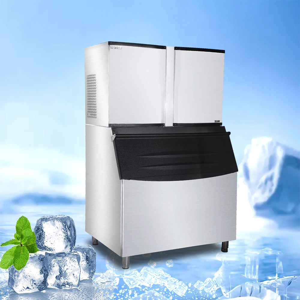 Industrial 1 Ton Turkish Ice Square Cube Making Machine For Fish Nigeria For Sale Ice Cube Maker