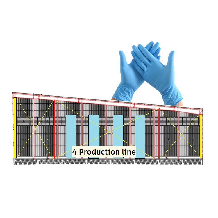 YUGONG China Professional Manufacture Disposable Gloves Cotton Glove Making Machine Automatic