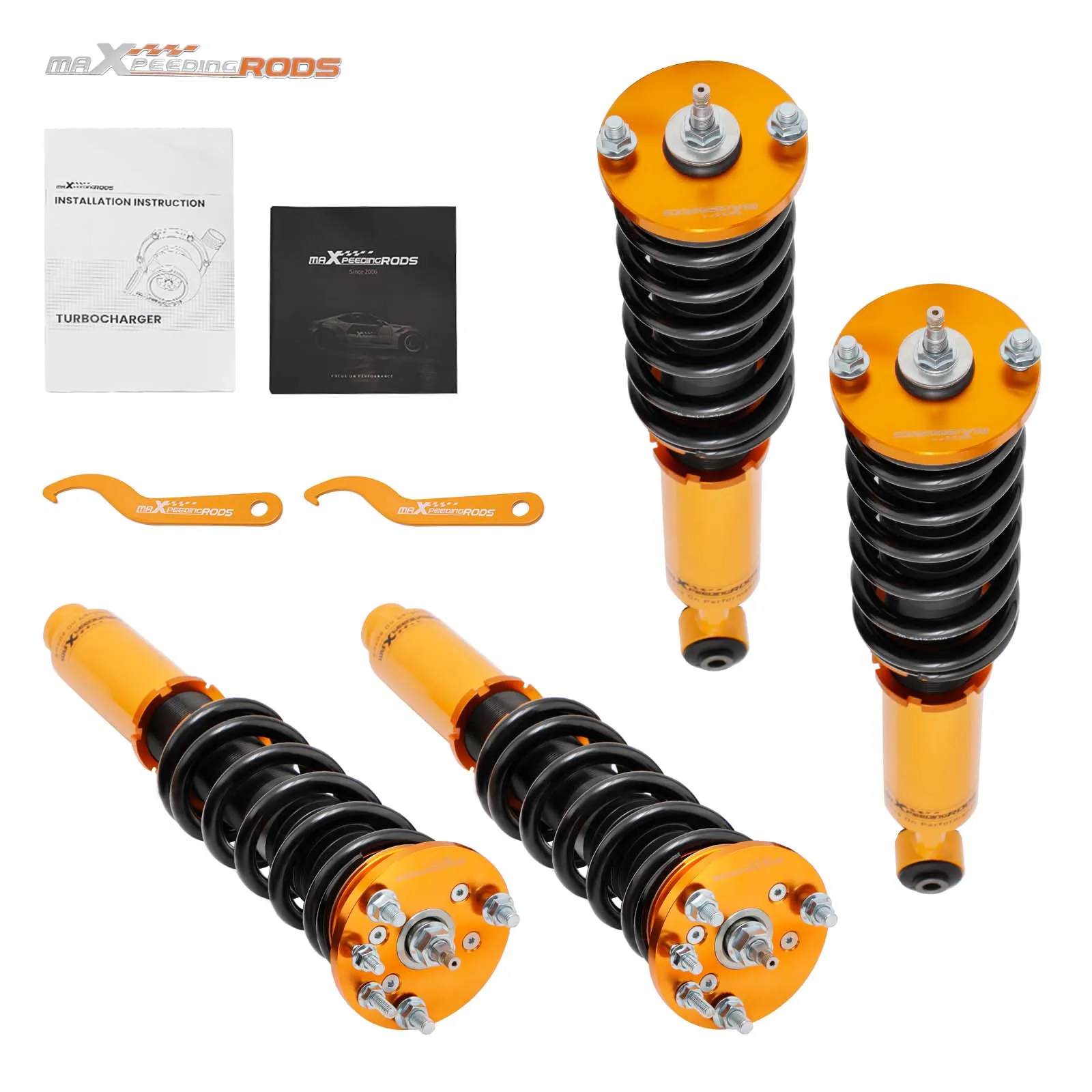 24 Damping Levels Coilovers For Honda Accord Euro CL7 & CL9 Acura TSX 2004-2008 For Acura TSX 2004-2008 CL9 Front Rear Mount