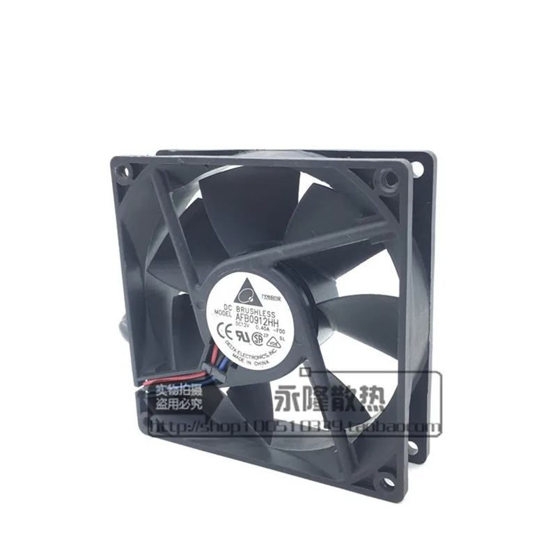 Original AFB0912H-FOO speed measurement 0.40A 12V 9CM 90 * 90 * 25MM dual ball chassis power cooling fan