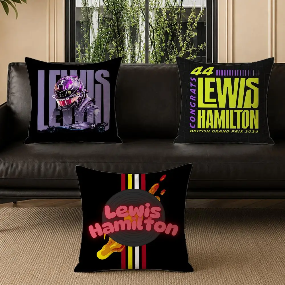 actor Lewis Hamilton Cushion Cover Pillow Short Plush Pillow Modern Minimalist Style for Living Room Bedroom Gift Giving