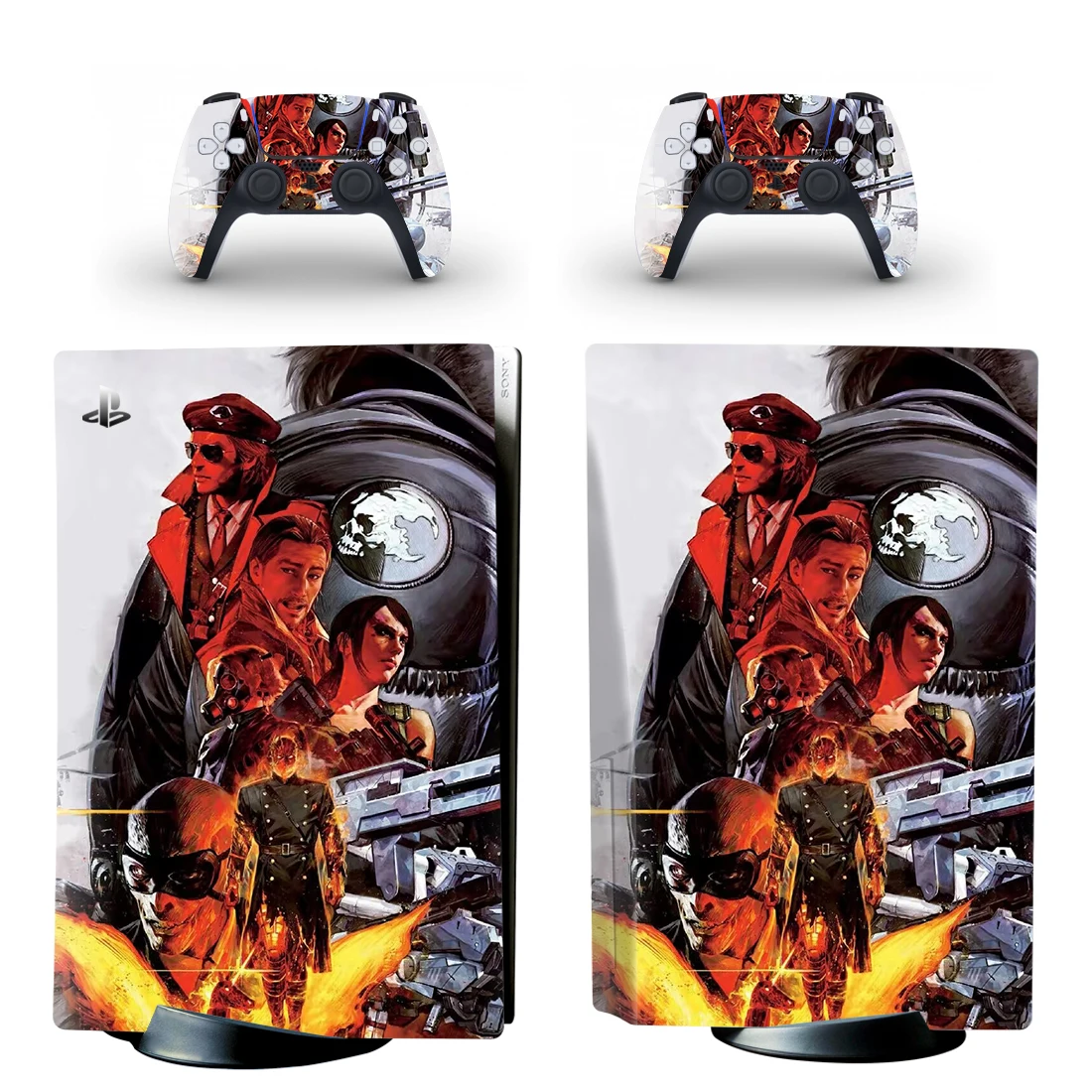 Metal Gear Solid PS5 Disc Skin Sticker Decal Cover for Console Controller PS5 Disk Skin Sticker Vinyl