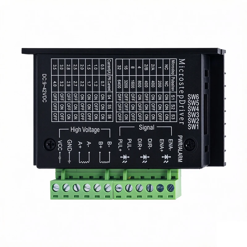 TB6600 Upgraded Version Stepper Motor Driver Controller Board 32 Microsteps 4.0A DC9‑42V for 42 57 Stepper Motor