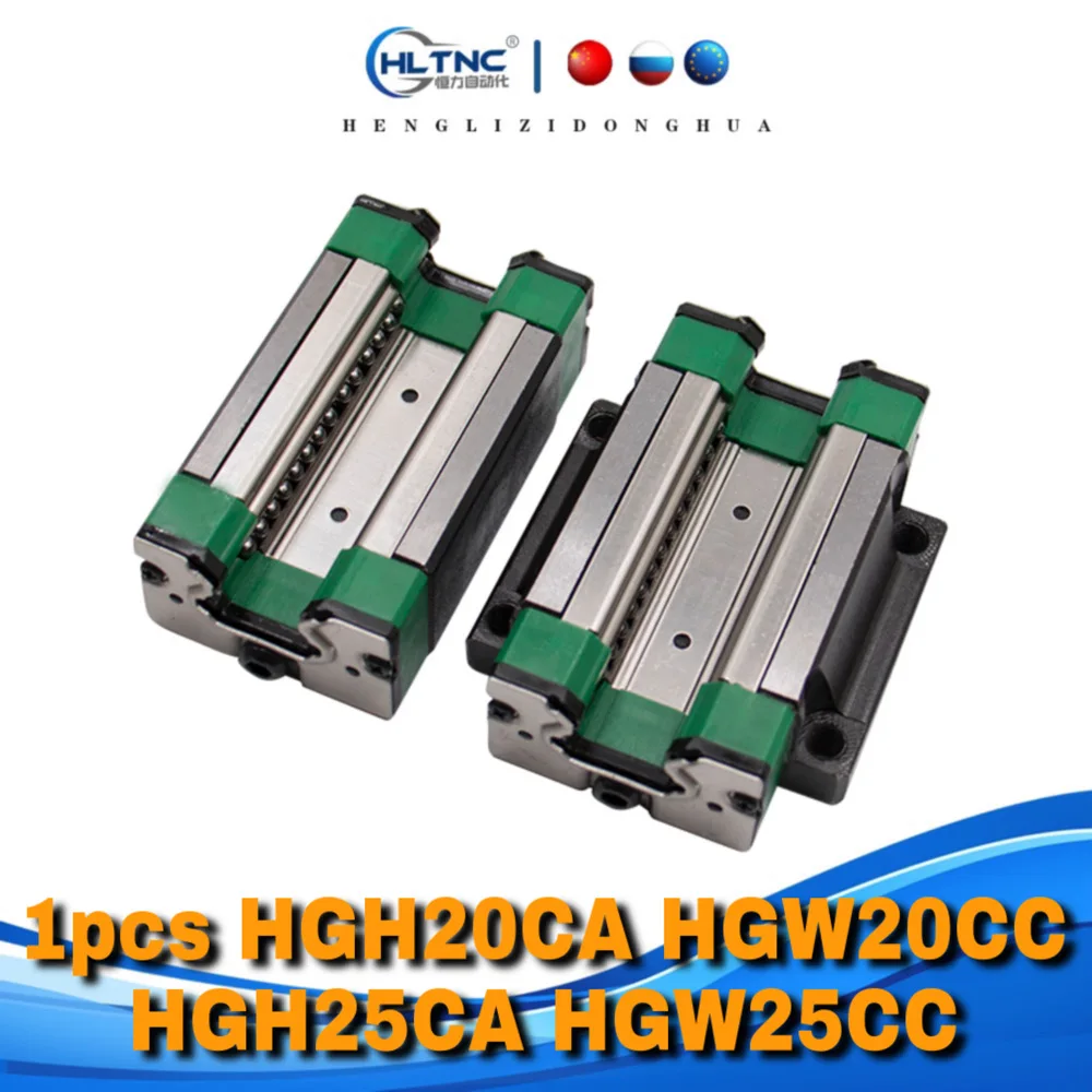 New product High quality Durable stable HGH20CA HGW20CC HGH25CA HGW25CC slider block  for linear guide HGR20/25