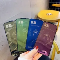 8D Mirror Tempered Glass for Apple iPhone 16 Pro Max 16Plus 16Pro Screen Protector Full Coverage Protective Film