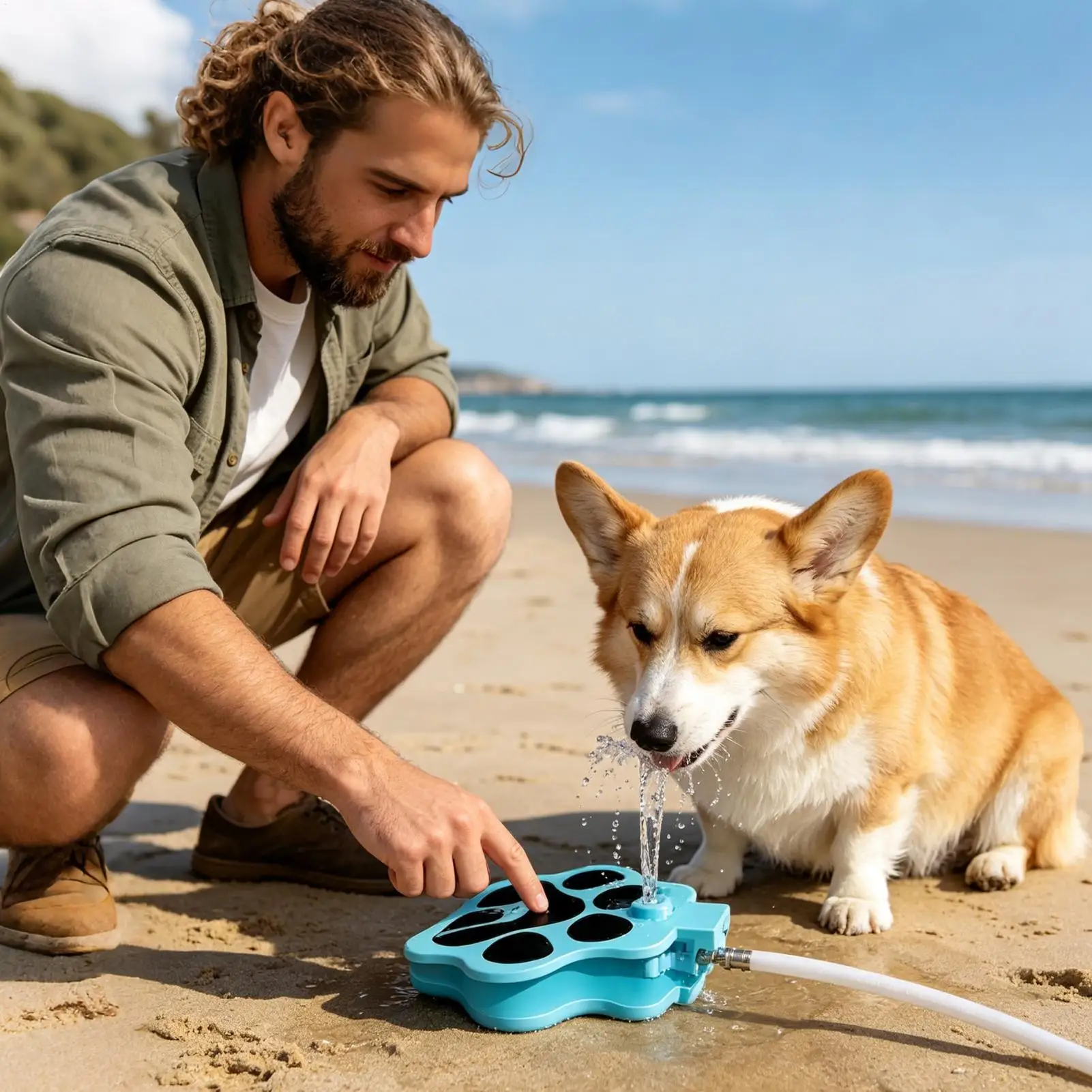 distributeur-d'eau-amusant-pour-chien-active-par-la-patte-pour-l'exterieur-pour-petits-et-moyens-chiots-abri-jardin-cour