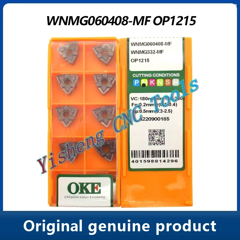 

WNMG060408-MF WNMG080408-MF OP1215 OP1315 Carbide Insert For Turning of Stainless Steel CNC Cutting tools