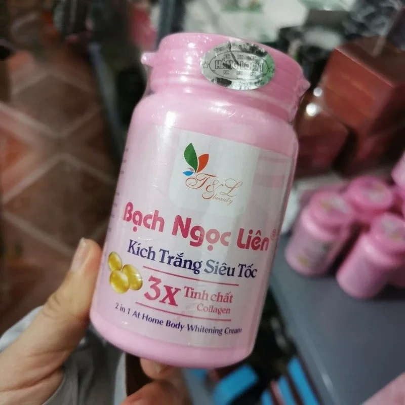 KEM kích trêng bạch NGR C liên 3X Tinh Chat 2in คอลลาเจน1 AT Home KEM Body siêu trêng Remove Dark, Bright whiteness 250G