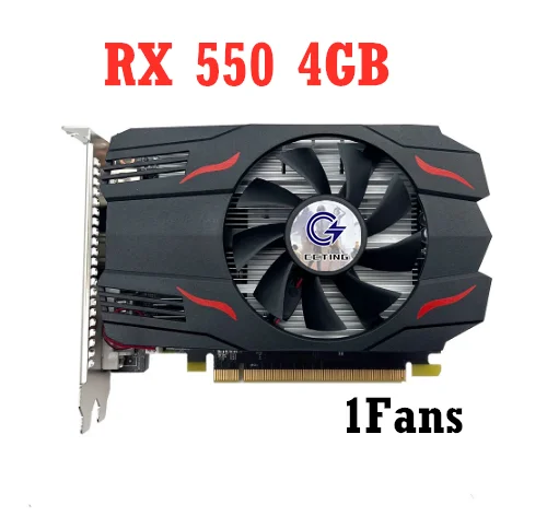 

RX550 4GB Video Cards GPU 128Bit GDDR5 Graphics Cards PC Desktop Computer Game PCI-E X16 for RX550 4GB