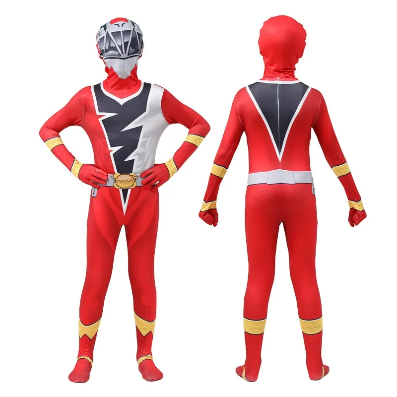 SN55Men Boy Power Supereroe Kishiryu Sentai Ryusoulger Cosplay Rangers Costume Bambini Tuta Zentai Suit Costume di Halloween @ 54WE