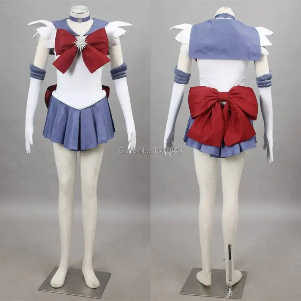 Athemis Anime Sailor Saturn Kostium Cosplay Szyty na Miarę Sukienka Rękawiczki Opaska na Głowę Kokardy Broszka Dla Dzieci Dorosłych Plus Size Wysoka Jakość — zdjęcie 3