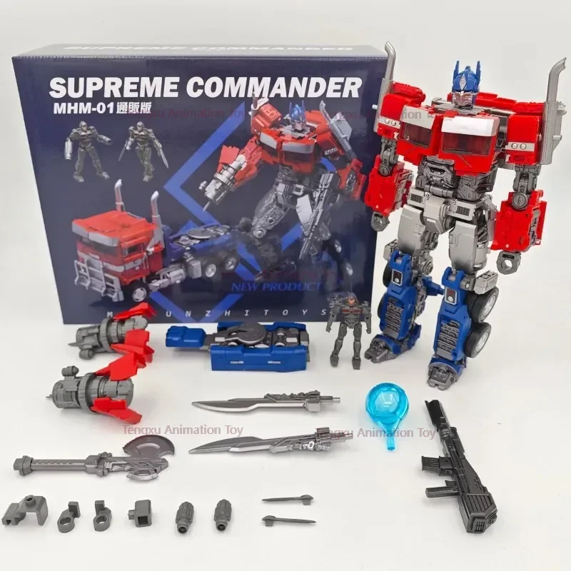 In Voorraad NIEUWE Getransformeerd speelgoed MHZ SPEELGOED MHM-01 MHM01 OP Commander Collector's Edition Legering 20 CM KO SS Action Figure Speelgoed