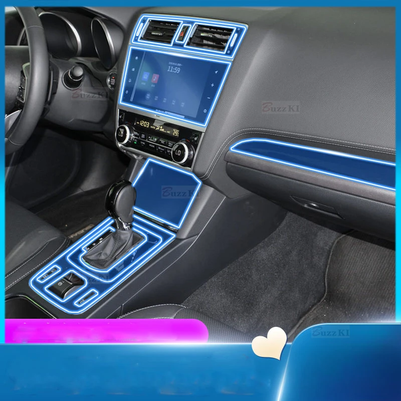 

For Subaru Outback Legacy 2015-2023 Gearbox Navigation Automotive Interior Protective Film Anti-Scratch Accessories Sticker