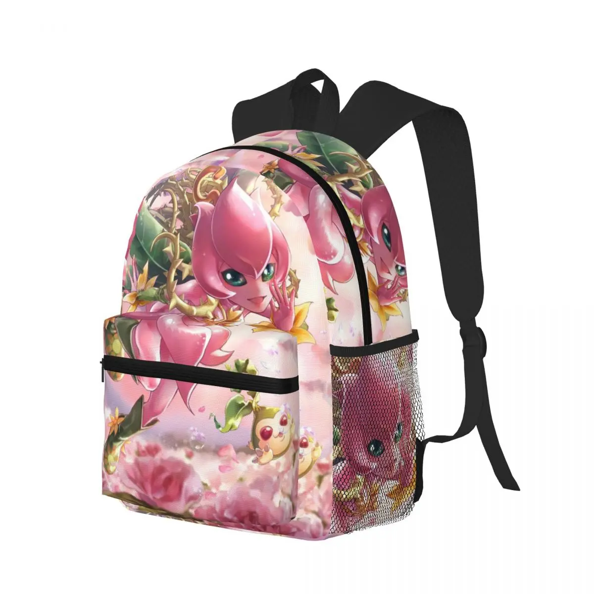 

Аниме Digimon Lilimon студенческий рюкзак школьная сумка походный дорожный рюкзак для мужчин и женщин модная сумка для книг сумки на плечо