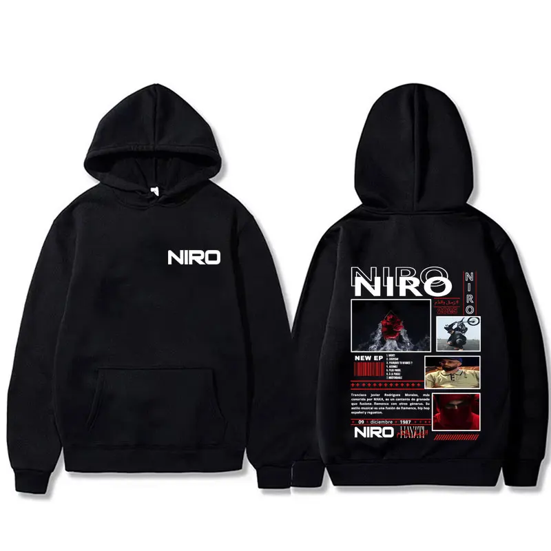 

Rapper Niro Hayati Album 2025 Tour Hoodie Men Women Clothing Hip Hop Fashion Pop Music Streetwear Male Casual Vintage Hoodies