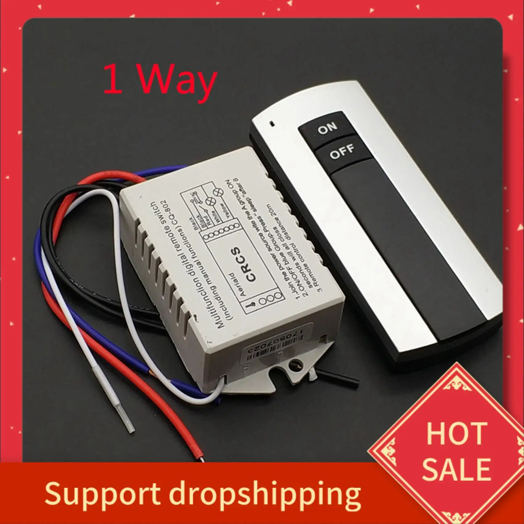 

B44C 2X 1 способ включения/выключения 220 В беспроводной пульт дистанционного управления цифровой пульт дистанционного управления для лампы и света HT035