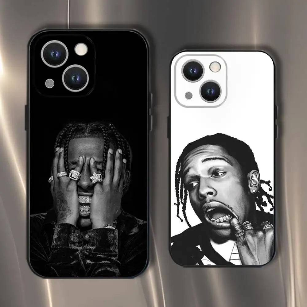 

Rapper A-ASAP Rocky Phone Case For iPhone 16,15,14,13,12,11,Pro,XS,Max,XR,Plus,E,SE4,Mini Black Soft Cover