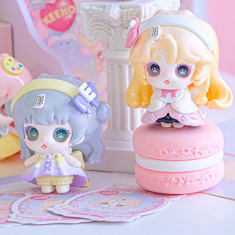 Mini Nowa Seria Keeno Mbti Macey Friends Blind Box Lalki Zabawki Urocze Ozdoby na Biurko Kawaii Prezent Niespodzianka dla Dziewczynki