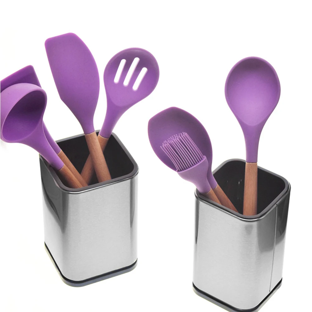 

Stainless Steel Chopstick Holder Rack Silverware Kitchen Accessories Storage Chopsticks Stand