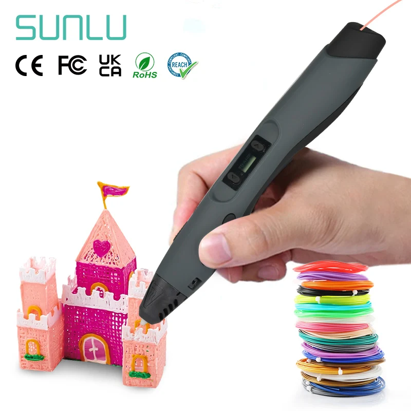 Led Pen Kids Toy Low Temperature Scribbler Mini Printer Pen V5 3d Print Pen