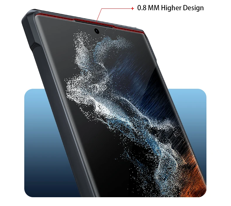 Xundd magnetisches Gehäuse für Samsung Galaxy S24 Ultra Case Airbag Anti-Drop Acryl & TPU Rückseite transparente Abdeckung mit Magnetst änder – Detail 7
