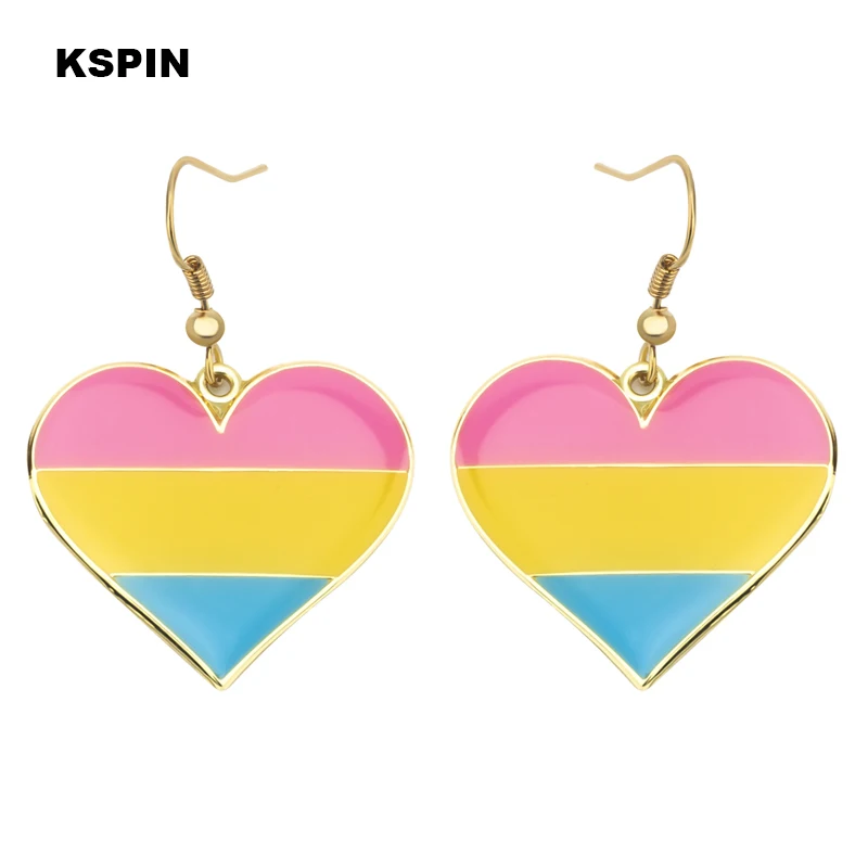 Pansexual pride Earring Rainbow Earrings Earrings LGBTQ Pride & Romantic Jewelry Gift For Women