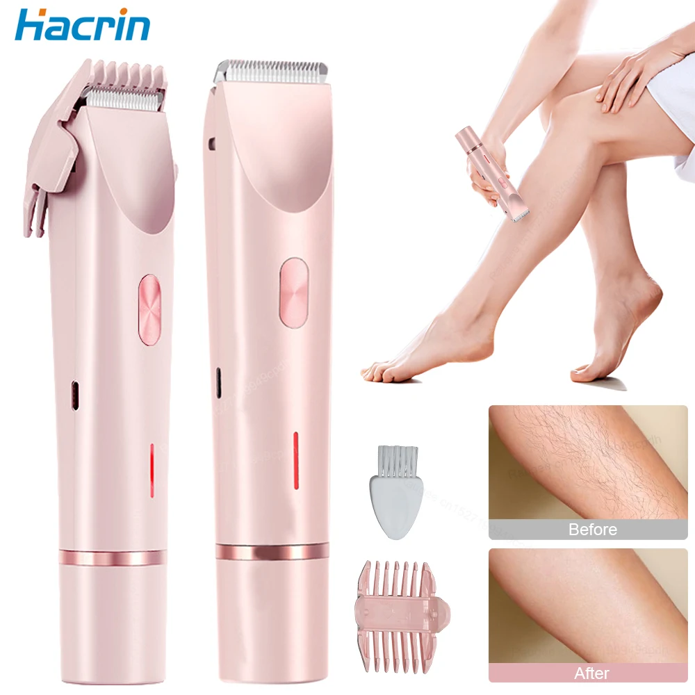 Epilator Electric Hair Removal Painless Body Hair Epilator for Leg Sensitive Areas Bikini Armpit Arm Portable Women Hair Trimmer