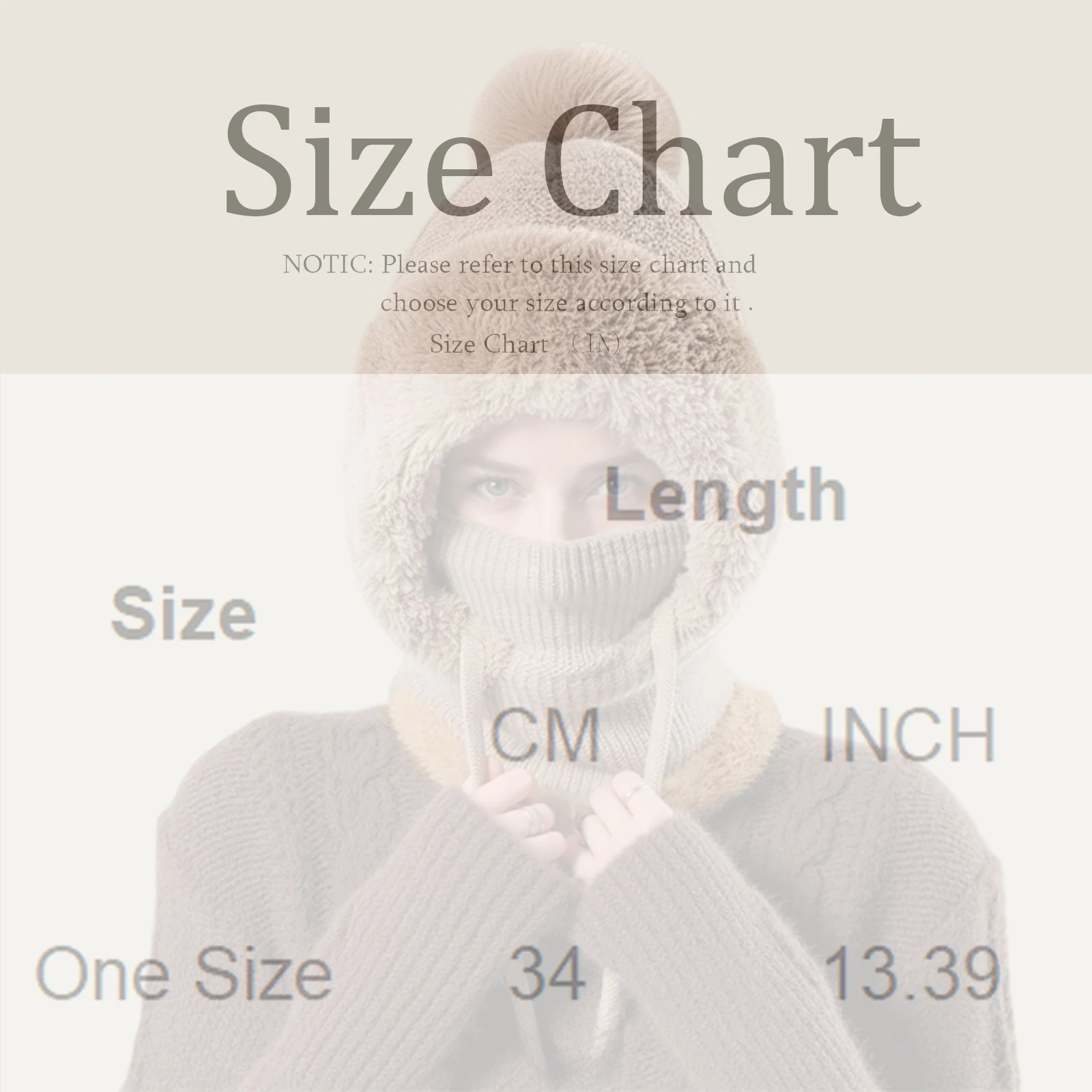 المرأة كرة صوف قبعة وشاح قطعة واحدة محبوك قبعة مع أفخم العزل قبعة صوفية سميكة قطعة واحدة قبعة الشتاء قبعة امرأة