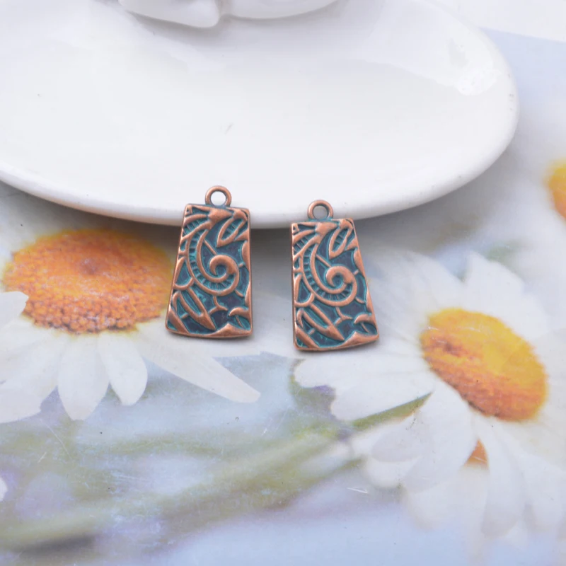10 Stück/Los Legierung Antike Bronze Kaktusblumen-Quasten Charms Anhänger DIY Schmuckzubehör für Damen Halsketten Ohrringe – Detail 5