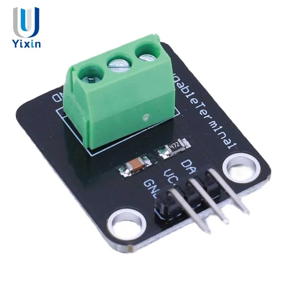 Kit de módulo de Sensor de temperatura DS18B20, Cable de Sensor Digital resistente al agua de 100CM, adaptador de Terminal de sonda de acero inoxidable PLR Arduino