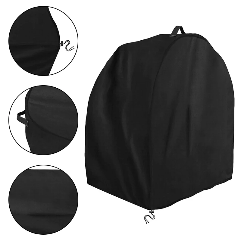 Outdoor 420D Oxford Cloth Waterproof Table Saw Dust Cover Black 72*61*72cm Waterproof Garden Furniture Covers Dust Cover