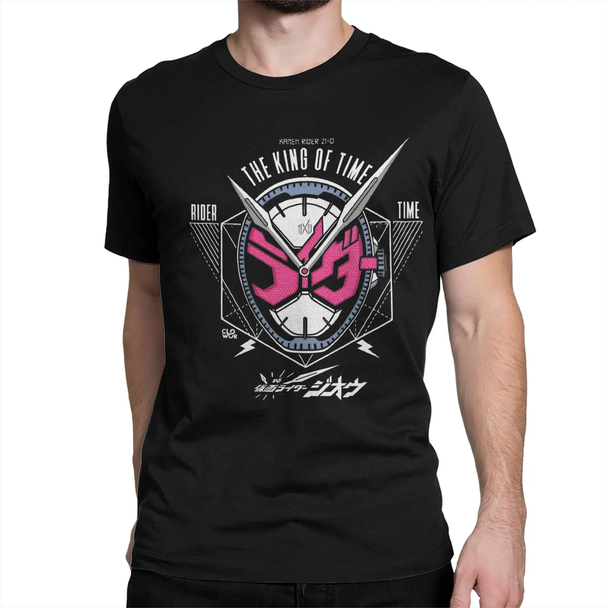 Kamen Rider Zi-o The King of Time T Shirt Men Women's 100% Cotton Humor T-Shirts Round Neck  Tee Shirt Short Sleeve Clothing