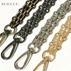 Correas de Metal para bolso de 40-120CM, cadena de acero, correa de hombro de repuesto para bolso, asa para bolso