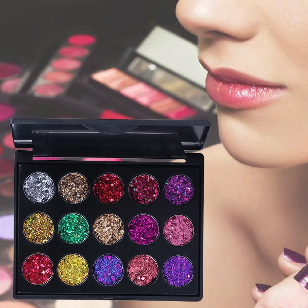 

15 Colors Eye Shadow Plate Eyeshadow Powder Diamond Makeup Palette Pallet