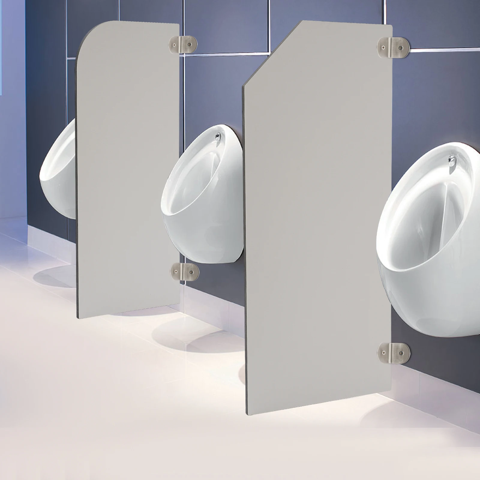40*90cm Urinal Screen Toilet Partition, Wall-Mounted Men Urinal Partition Screen, Urinal Partition Divider Screen