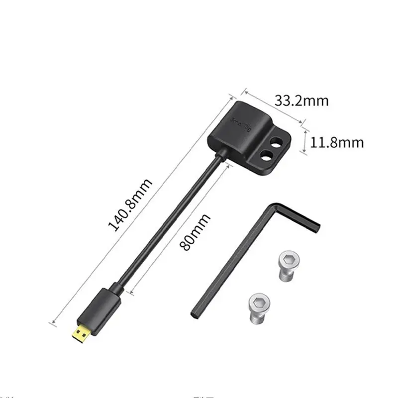 Smallrig Ultra Slim 4K Adapter Cable D To A For BMPCC 4K For Sony A7R IV, A7RIII, A7III, A7II view 6
