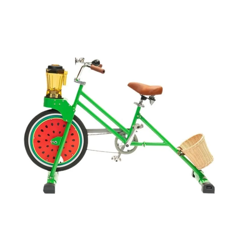 Children's Juicing Cart, Children's Fun Creative Cycling Sports No Power Household Children's Exercise Bicycle Juicer