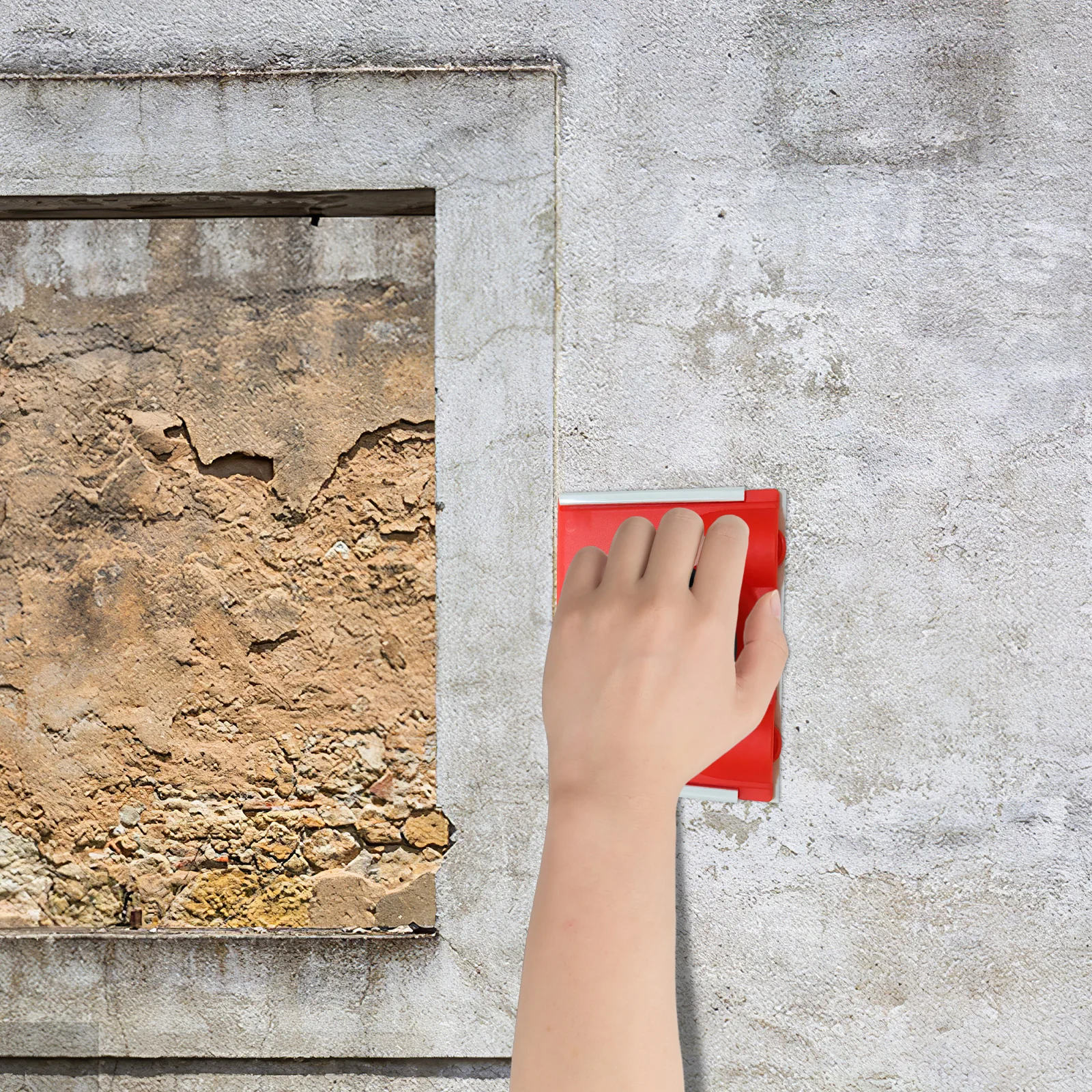 2Pcs Paint Edger Replacement Pads Chemical Fiber Multi-Functional Trim Tool for Wall Door Deck Stain Painting Edge Painting Tool