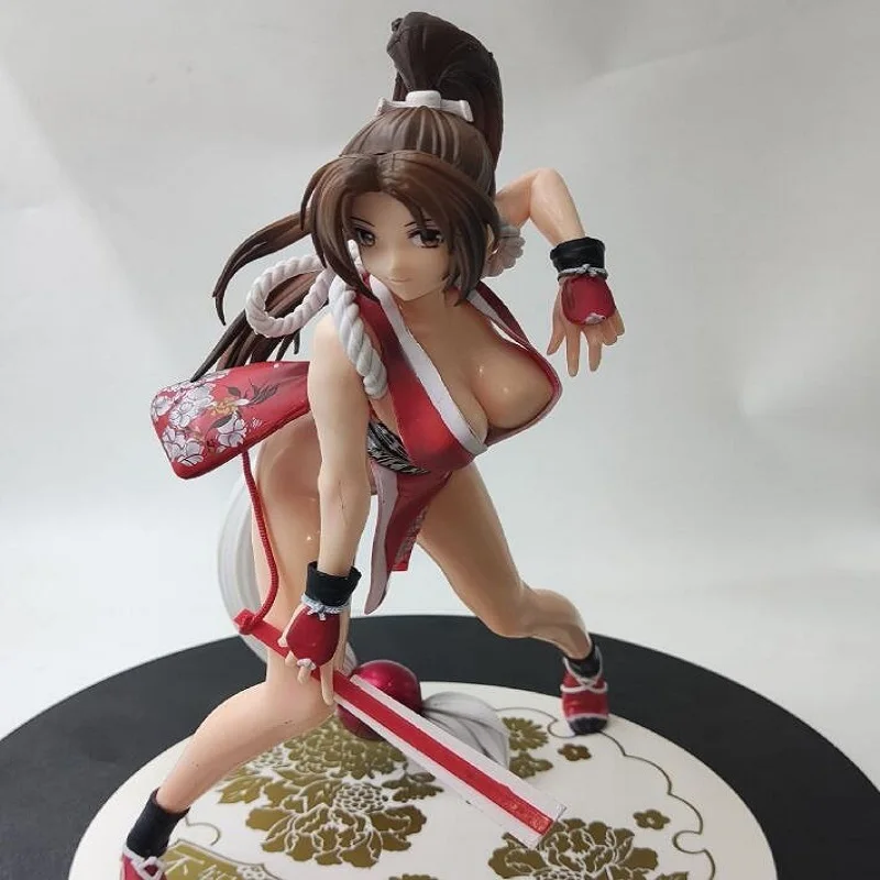

23 см King Of Fighters Mai Shiranui, экшн-фигурка Fatal Fury, игровой персонаж, модель красоты, игрушки, мультяшные украшения для комнаты, подарок для мальчика
