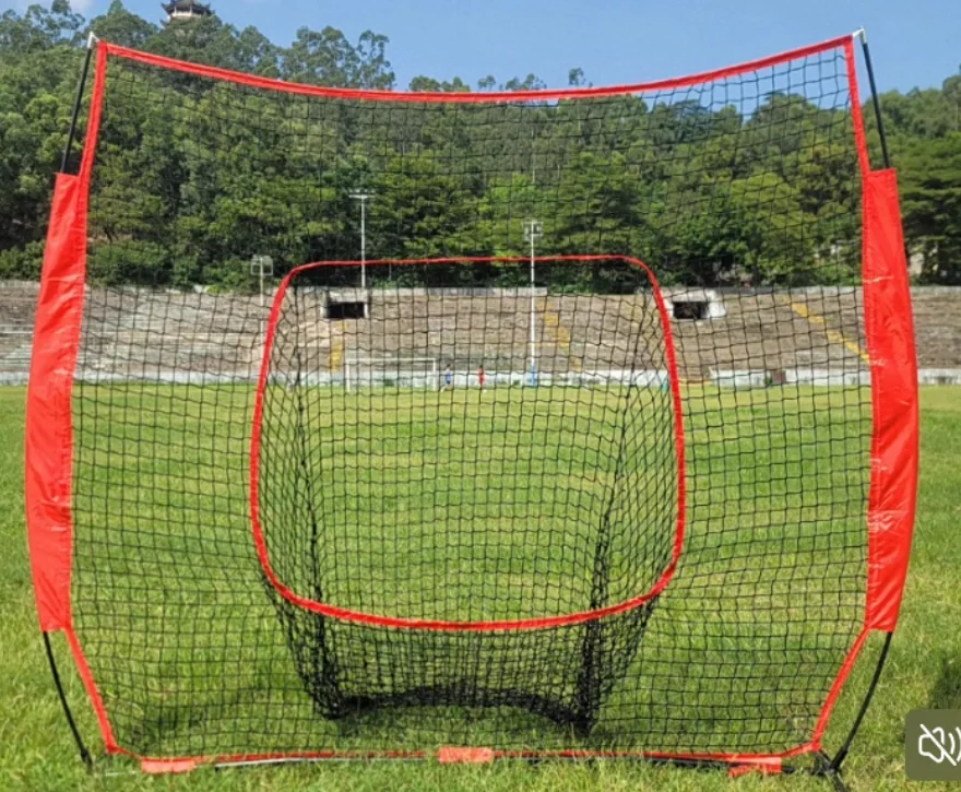

Rugby pitching practice net, indoor and outdoor baseball football batting training net, 2.1 meters × 2.1 meters baseball