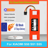 14.4V 12800mAh Robotic Vacuum Cleaner Replacement Battery For Xiao Mi Roborock S55 S60 S65 S50 S51 S5 MAX S6 Parts