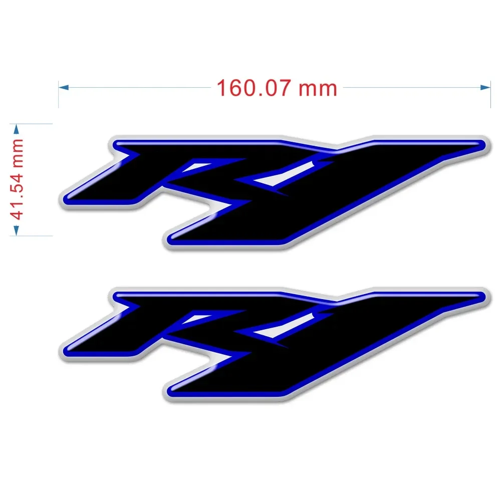 Motorcycle Stickers For Yamaha R1 YZF-R1 YZF 1000 Logo Badge Emblem Fairing Tank Pad Protection Decoration 2016 2017 2018 2019