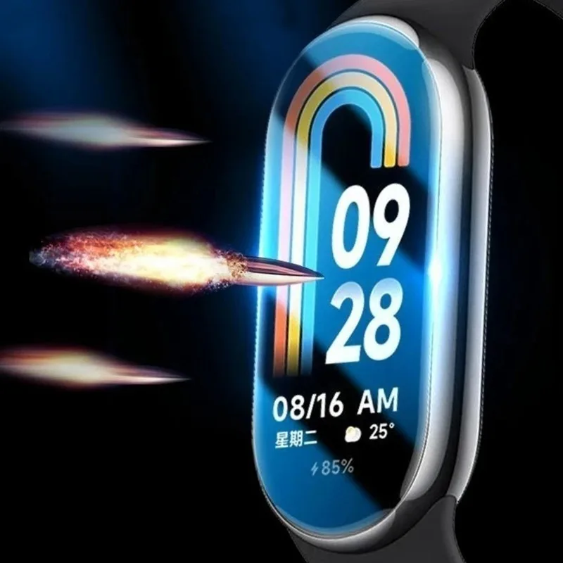 2/5PCS Hydrogel Film For Xiaomi Mi Band 8 9 Screen Protector On Xiomi Miband 7 6 Band8 Watch Soft Protective Films Not Glass